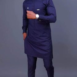 African Men's trending outfits, African men's fashion, Groom suit, wedding suit, Ankara fashion for men,