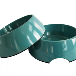 Sustainable and Eco-friendly Dog Bowl - 32 Oz (large) ,Color: Teal Blue