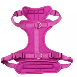 Odor Resistant and Water Resistant Adjustable Clip-In Harness ,Color: Festival Fuchsia