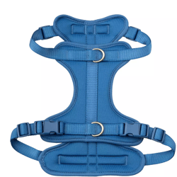 Odor Resistant and Water Resistant Adjustable Clip-In Harness ,Color: Federal Blue