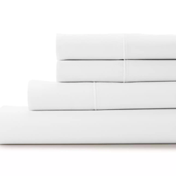 400 Thread Count Ultimate Sheet Set or Pillowcases ,Color: White