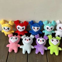 Lovelys Plush Korean Super Star Plush Toy Cartoon Animal TWICE Momo Doll Keychain Pendant Keybuckle PlushToy for Fans