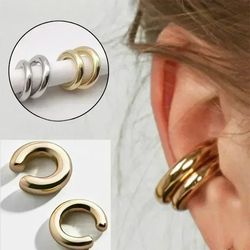 Fake Piercing Metal Ear Clips