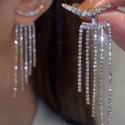 Designer Tassel Star Earrings