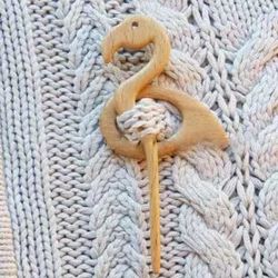 Wooden Animal DIY Brooch Pin