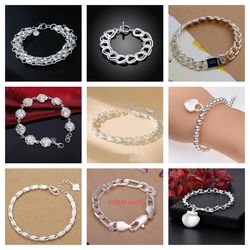 925 Sterling Silver Charms Bracelets