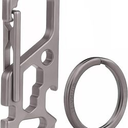 Heavy duty keychain Titanium carabiner clips Multifunctional keychain(US Customers)