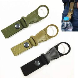 Outdoor Hiking Portable Nylon Buckle Hook Hanging Buckle Mineral Water Bottle Clip(US Customers)