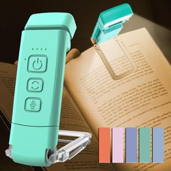 USB Rechargeable Book Light for Reading in Bed, Portable Clip-on LED Reading Light, 30/60-min Timer(US Customers)