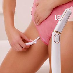 Bikini Shaver and Trimmer Hair Remover for Women, Dry Use Electric Razor, Personal Groomer for Intimate (US Customers)