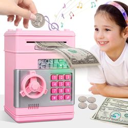 Best Gift Piggy Bank Electronic Mini ATM for Kids(US Customers)