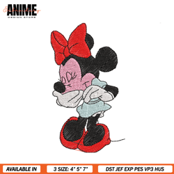 adorable minnie mouse embroidery disney