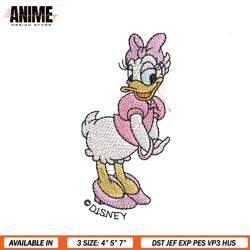 daisy duck disney character embroidery