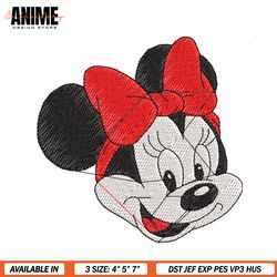 minnie mouse mickey embroidery design