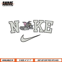 nike tom embroidery design file tom and jerry anime embroidery design nike logo machine embroidery