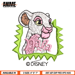 the lion queen nala embroidery, embroidery machine files