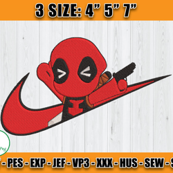 nike deadpool embroidery, nike disney embroidery, embroidery pattern x