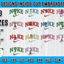 bundle 14 design inside out embroidery, cartoon embroidery x