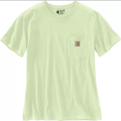 Women's WK87 Workwear Pocket SS T-Shirt, Hint of Lime