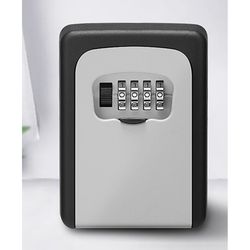 4 Digit Outdoor Key Lock Safe Box Wall Mounted Key Safe Box For Home Office