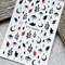 Moon Star Nail StickerBlack Snake Sticker Leaves Nail Art Eyes SelfAdhesive Nail Decals 059 1