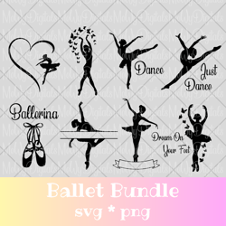Ballet SVG PNG Bundle