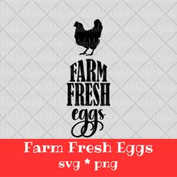 Farm Fresh Eggs Sign PNG SVG