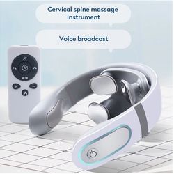 Wireless Electronic Neck Massager 4D Shiatsu Cervical Massager Stiff Neck Massage Health Care Therapy Pulse Pain Relief