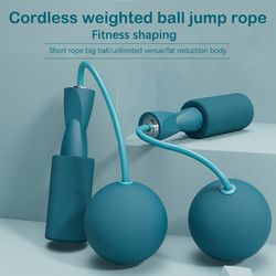 Training Jump Rope Set Fitness Jump Ropes And Silicone Handles For Women Men Kids With Speed Cordless Ball Adjustable