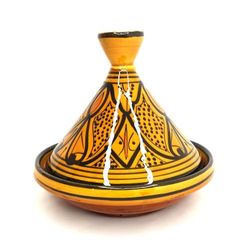 moroccan service tagine unique gift.completely mad and painted by hand /handcrafted morocco tagine 100%organic