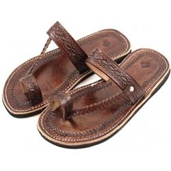 Sandales en cuir,traditionnel moroccan,summer shoes ,natural leather handmade in morocco,mule leather