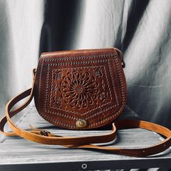 Morocco leather bag , leather bag for women,handmade bag