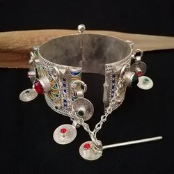 exquisite handmade berber wedding bracelet: celebrate tuareg, berber, and amazigh heritage