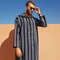 Magnifique Djellaba Marocaine Bleue Majorelle Pour Homme 1