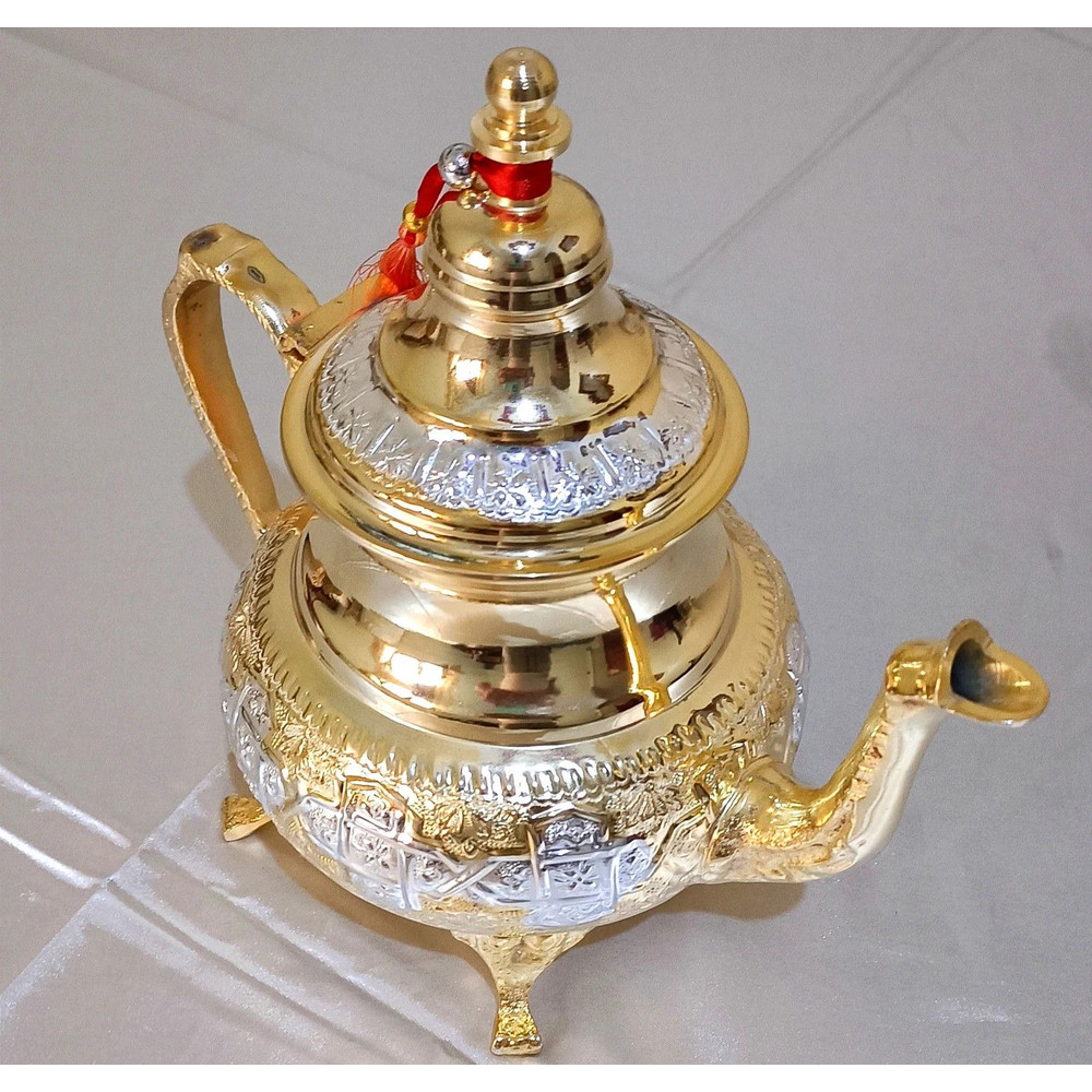 Handcrafted Moroccan Brass Teapot Handcrafted Treasure Of Elegance And Tradition Unique Gift Idea 2