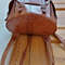 Moroccan Leather Backpack Handmade Unisex Backpack Boho Leather Backpack Brown Leather Backpack Vin 1