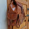 Moroccan Leather Backpack Handmade Unisex Backpack Boho Leather Backpack Brown Leather Backpack Vin 2