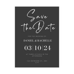 Save The Date Announcements Save the Date Wedding