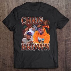 chris brown washed gift t-shirt tee men women short sleeve s-5xl