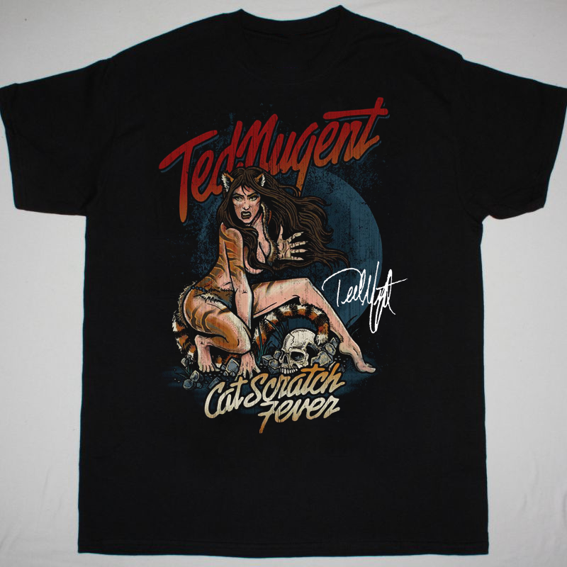 Ted Nugent Cat Scratch Fever T-shirt Tee Men Women Full Size S to 5XL.png