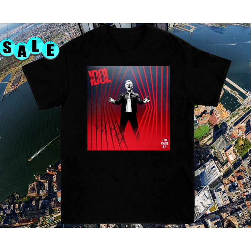 RARE Billy Idol SIGNED Cover Signature T Shirt Size S-4XL GO203.png
