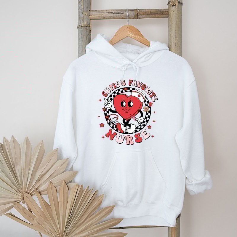 Retro Cupids Favorite Nurse Graphic Hoodies.jpg