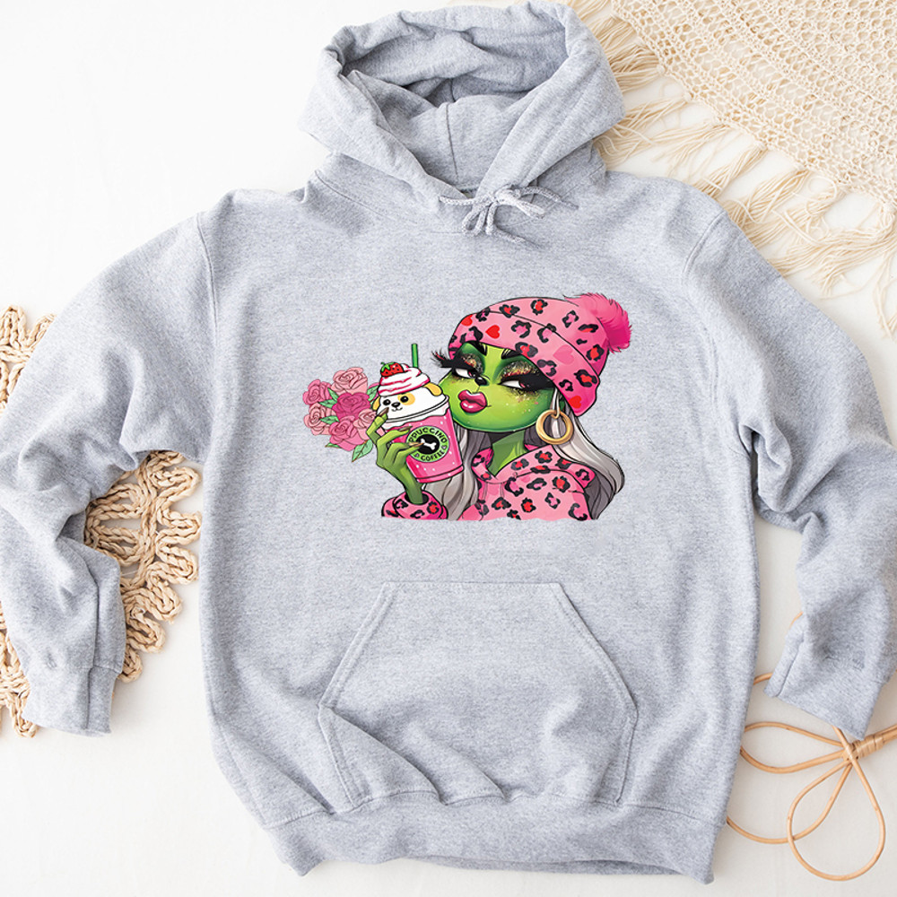 2Retro Green Mean Girl Valentine Graphic Hoodies.jpg