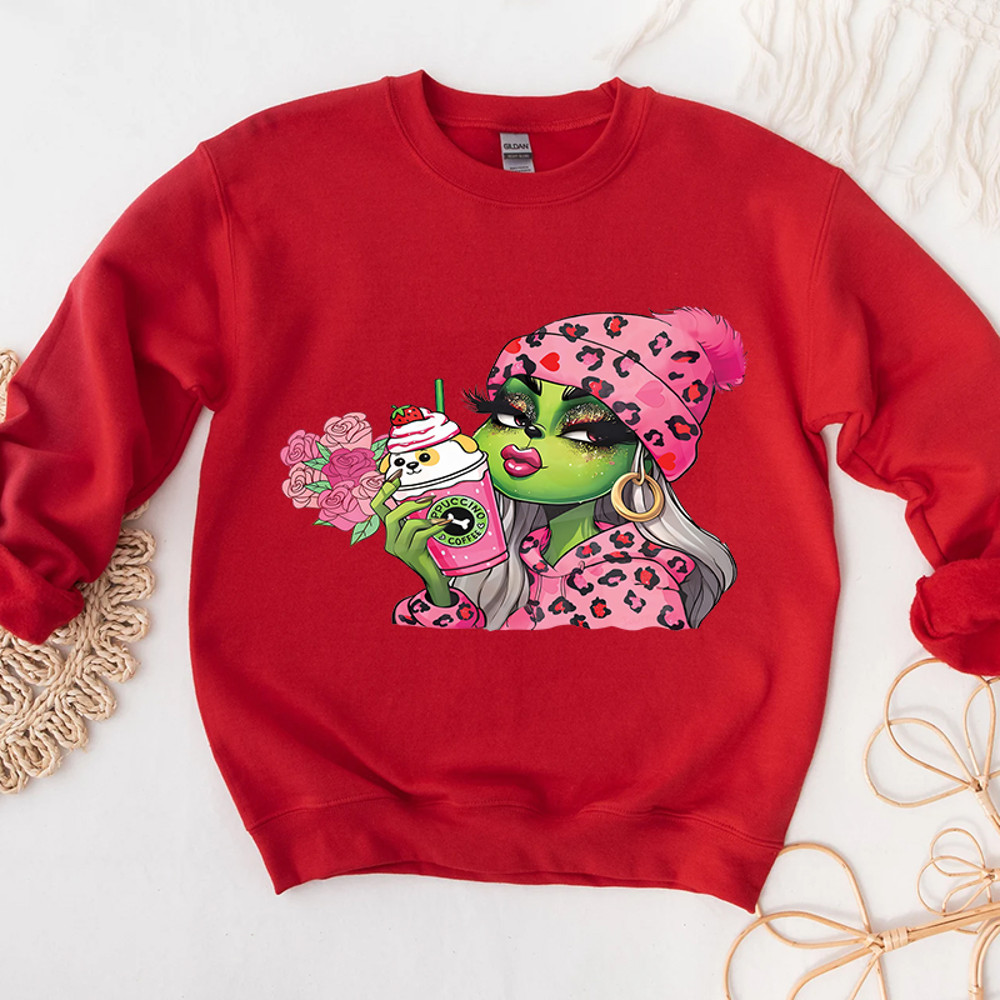 3Retro Green Mean Girl Valentine Graphic Hoodies.jpg