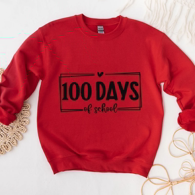 3Retro Happy 100 Days Of School Graphic Hoodies.jpg