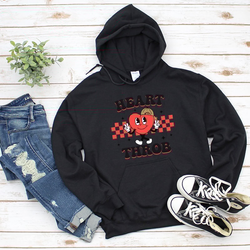 1Retro Heart Throb Checkered Graphic Hoodies.jpg