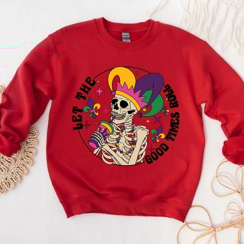 3Retro Let The Good Times Roll Graphic Hoodies.jpg