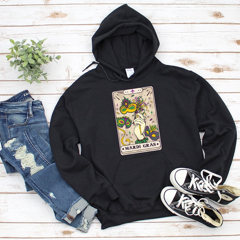 1Retro Mardi Gras Tarot Card Graphic Hoodies.jpg
