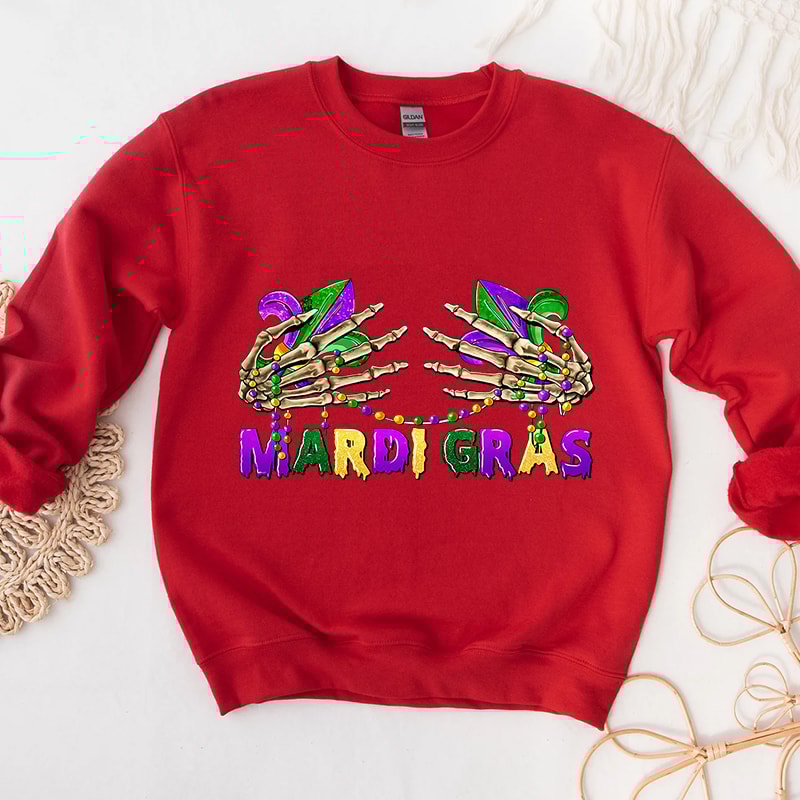 3Retro Mardi Gras Skeleton Hand Graphic Hoodies.jpg
