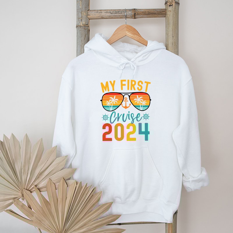 Retro My First Cruise 2024 Graphic Hoodies.jpg